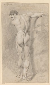 Standing Male Nude, Seen from the Back (1st Prize 1768)
