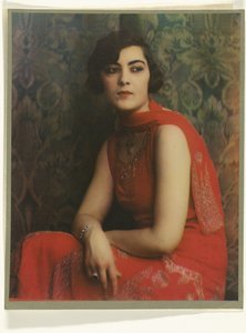 Portrait of a Woman in a Red Dress by Jacob Merkelbach