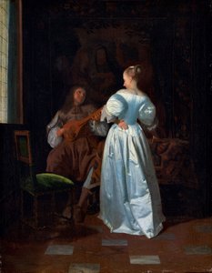 The Serenade by Jacob Ochtervelt