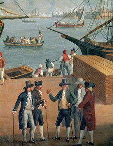 View of Messina harbour (detail)