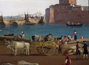 View of the Port of Taranto in Italy