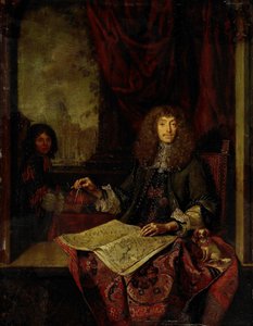 Portrait of Carel Quina (1622-89), Knight of the Holy Sepulchre and Amsterdam-born Explorer of Asia by Jacob Toorenvliet