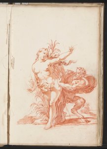 Syrinx and Pan by Jacob Toorenvliet