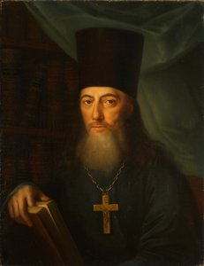 Portrait of the writer Ioann Ioannovich Krasovsky, 1746-1811 by Jacob Zalessky