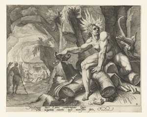 The Element of Fire (series title: The Four Elements) by Jacob de Gheyn (II) (attributed to)