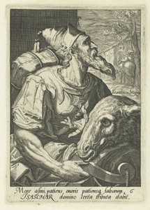 Patriarch Issachar (The Patriarchs of Israel) (The Twelve Sons of Jacob) by Jacob de Gheyn (II)