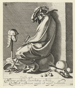 Sleeping Mars by Jacob de Gheyn (III)