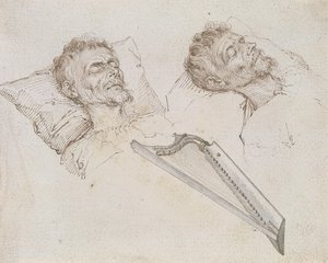 Karel van Mander on his Deathbed by Jacob de Gheyn II