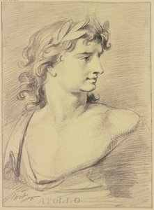 Bust of Apollo by Jacob de Wit