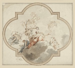 Ceiling Design: Zephyr and Flora by Jacob de Wit