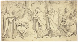 Druids Cutting Mistletoe
