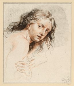 Partial Study for a Susanna, Head and Hands by Jacob de Wit