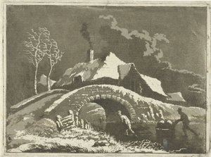 Winter Landscape by Jacob van Kouwenhoven