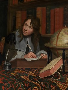(detail) Portrait of a Theologian with his Secretary