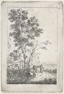 Man with Donkey in a Landscape
