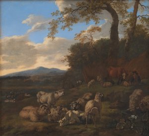 The Flock of Sheep by Jacob van der Does d.Æ.