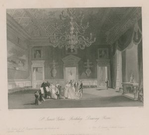 Birthday celebrations in a drawing room at St James