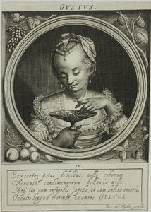 Taste, plate four from The Five Senses