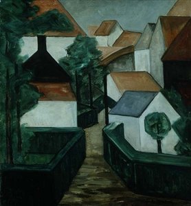 Composition 5, Landscape with a Road by Jacoba van Heemskerck