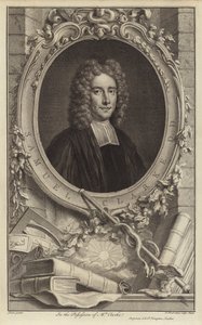 Samuel Clarke, English philosopher and clergyman (engraving) by Jacobus Houbraken