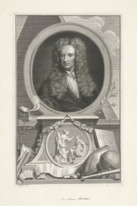 Sir Isaac Newton (1642-1726), English physicist and mathematician by Jacobus Houbraken