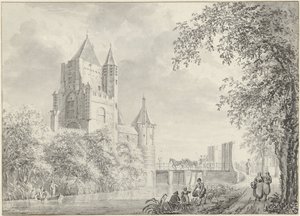 City Gate by Jacobus Kops (attributed to)