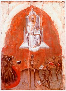 Left Panel of the Polyptych of Revelation: Christ with the Book of Life