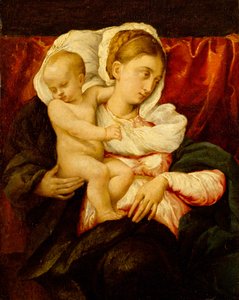 Madonna and Child by Jacopo Bassano