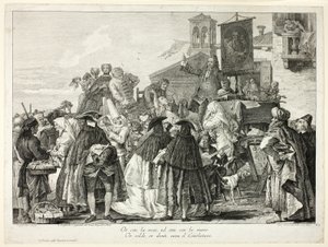 The Tooth Puller, Plate Nine from Selection of Pictures from Venetian Collections by Jacopo Leonardis