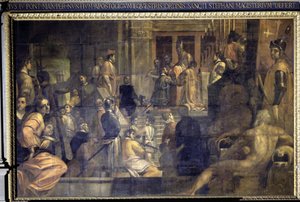 Cosimo I de Medici founding the Order of Saint Stephen by Jacopo Ligozzi