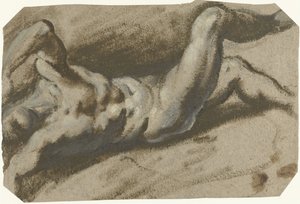 Reclining Naked Young Man