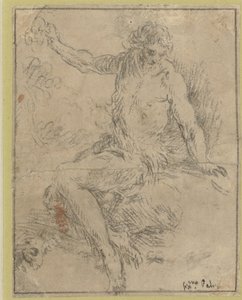 Seated John the Baptist by Jacopo Palma (il Giovane)