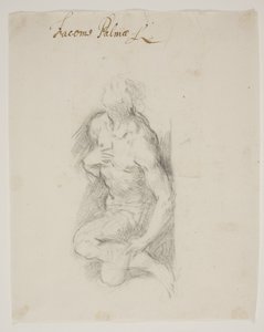 St Sebastian Kneeling by Jacopo Palma