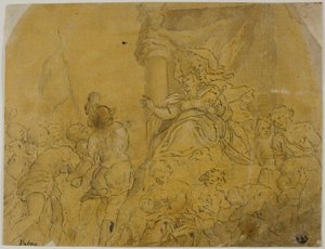 Study for Venice, Crowned by Victory, Receiving Her Subject Peoples