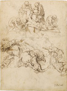 The Martyrdom of Saint Bartholomew; The Conversion of Saint Paul by Jacopo Palma il Giovane