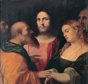 Christ and the Woman Taken in Adultery, 1525-1528