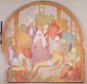 Deposition, Lunette from the Fresco Cycle of the Passion