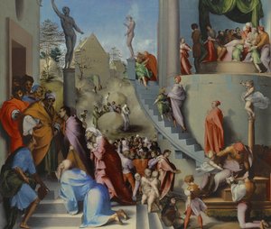 Joseph with Jacob in Egypt, Probably 1518
