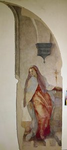 The Annunciation (detail of the Virgin)