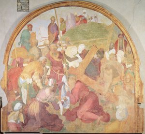 The Road to Calvary, lunette from the fresco cycle of the Passion