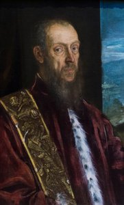 Portrait of Vincenzo Morosini by Jacopo Robusti Tintoretto