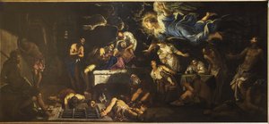 Saint Roch in Prison Visited by an Angel by Jacopo Robusti Tintoretto