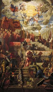 The Doge Niccolo da Ponte receives olive branch from Venice (detail)