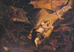 The Martyrdom of St Catherine, by Jacopo Robusti, Known as the Tintoretto, Patriarchal Palace, Venice, Italy by Jacopo Robusti Tintoretto