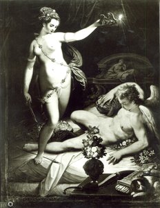 Psyche Surprising Cupid by Jacopo Zucchi