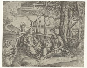 Holy Family with Elizabeth and John the Baptist