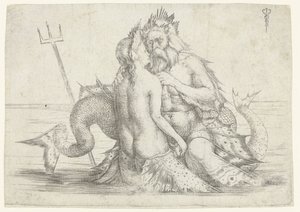 Triton and Nereid Embracing by Jacopo de