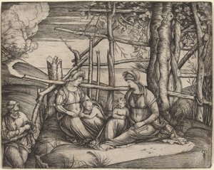Holy Family with Saint Elizabeth and the Infant Saint John the Baptist by Jacopo de Barbari
