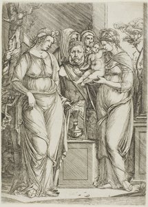 Sacrifice to Priapus, the Large Plate by Jacopo de