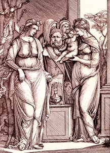 The sacrifice to Priapus by Jacopo de